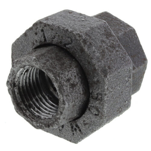 Main product image of 3/4" x 1/2" Black Union