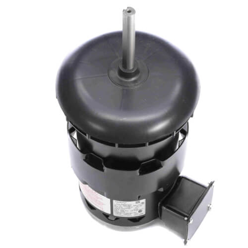 5-5/8" Deluxe Commercial Condenser Fan Motor w/ 5/8" Flat & Key-B (6.4/3.2A, 1075 RPM, 1 HP)