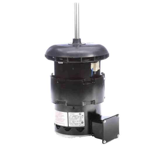 5-5/8" Deluxe Commercial Condenser Fan Motor w/ 5/8" Flat & Key-B (6.4/3.2A, 1075 RPM, 1 HP)