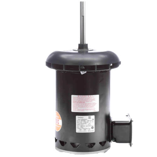 5-5/8" 3-Phase Deluxe Commercial Condenser Fan Motor w/ 5/8" Flat & Key-B (4.0/2.0A, 3/4 HP)