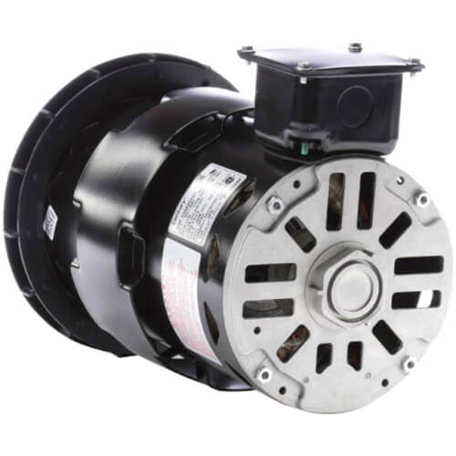 Main product image of 5-5/8" 3-Phase Deluxe Commercial Condenser Fan Motor w/ 5/8" Flat & Key-B (5.6/2.8A, 1 HP)
