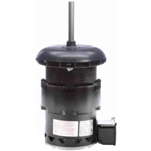 Main product image of 5-5/8" 3-Phase Deluxe Commercial Condenser Fan Motor w/ 5/8" Flat & Key-B (5.8/2.9A, 1-1/2 HP)