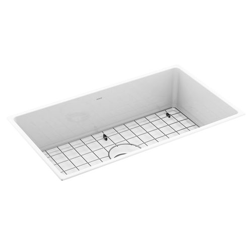 Main product image of Host 33" x 19" x 10" Fireclay Undermount Apron Front Single Bowl Sink, FC331910
