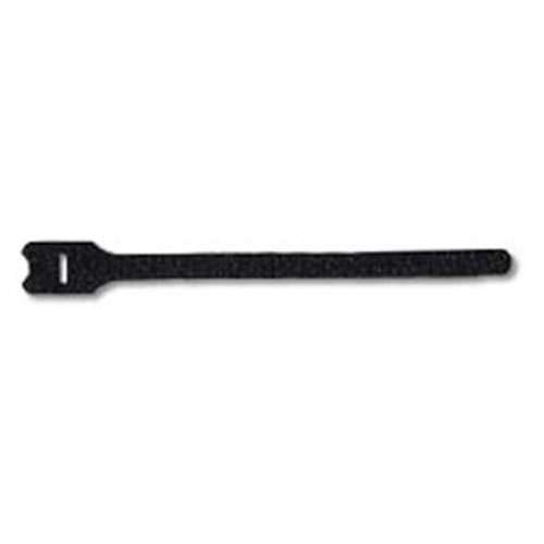 Main product image of 8" Recloseable Velcro Brand Tie Wraps (Black) (25 Per Pack)