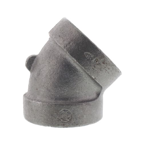 Main product image of 1-1/2" Black Cast Iron Steam 45° Elbow, Class 125