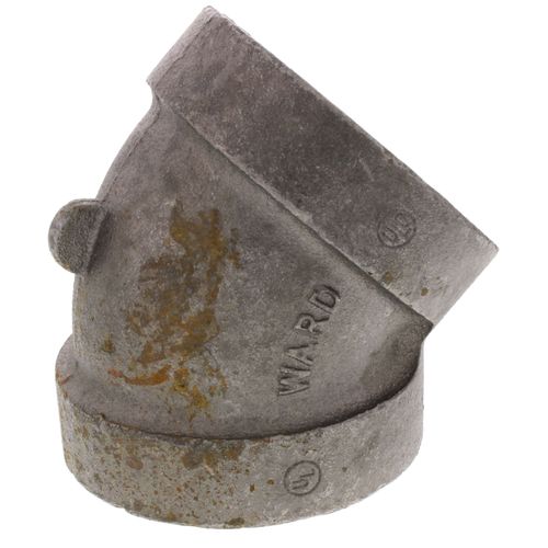 Main product image of 2-1/2" Black Cast Iron Steam 45° Elbow, Class 125