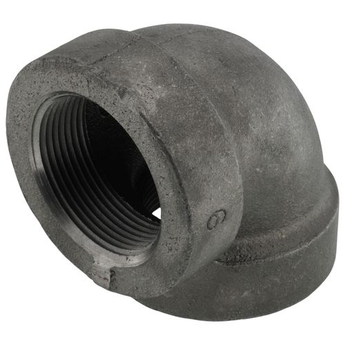 Main product image of 1-1/2" Black Cast Iron 90° Elbow, Class 125