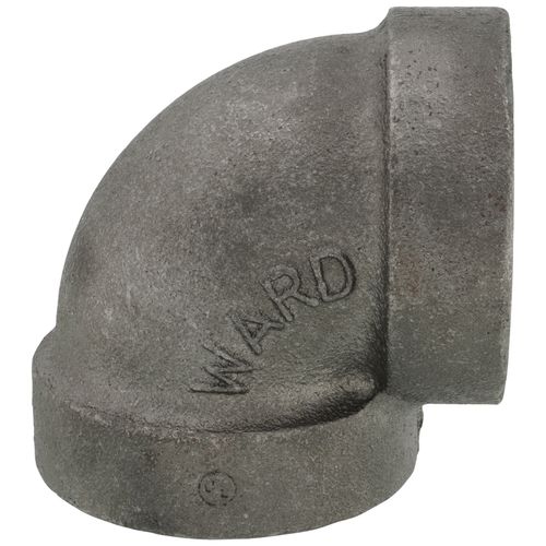 Main product image of 1-1/2" Black Cast Iron 90° Elbow, Class 125