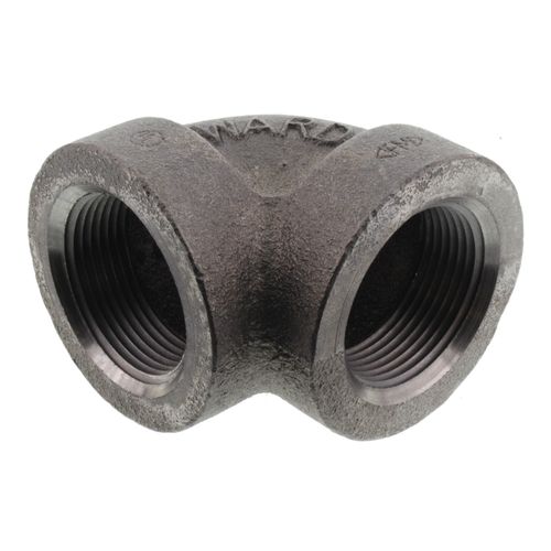 Main product image of 1-1/4" Black Cast Iron Steam 90° Elbow, Class 125