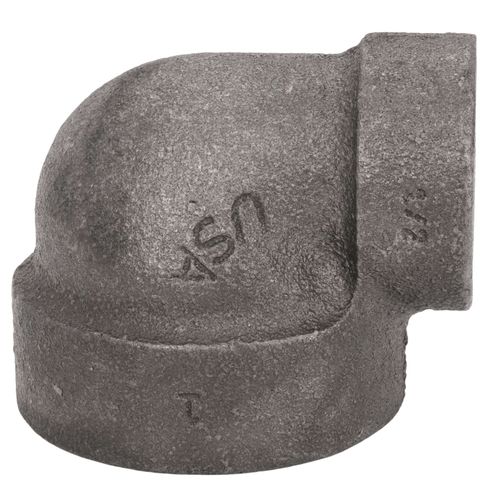 Main product image of 1" x 1/2" Black Cast Iron Steam 90° Elbow, Class 125
