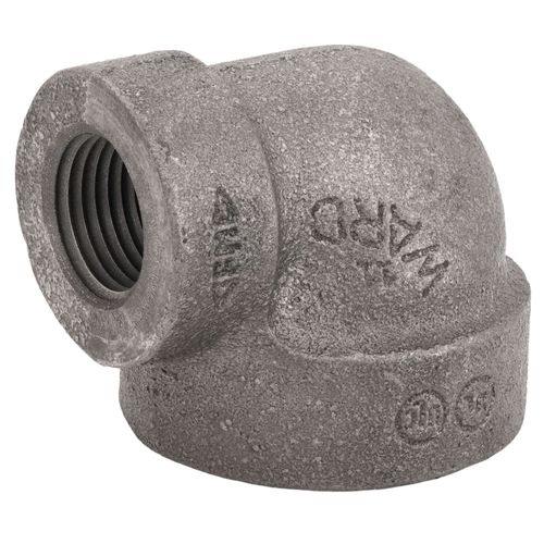 Main product image of 1" x 1/2" Black Cast Iron Steam 90° Elbow, Class 125