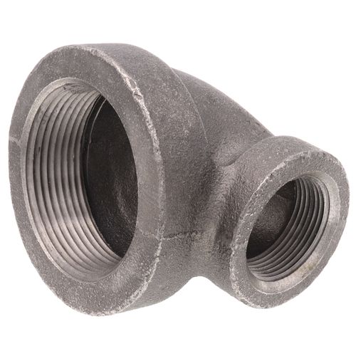 Main product image of 2-1/2" x 1-1/4" Black Cast Iron Steam 90° Elbow, Class 125