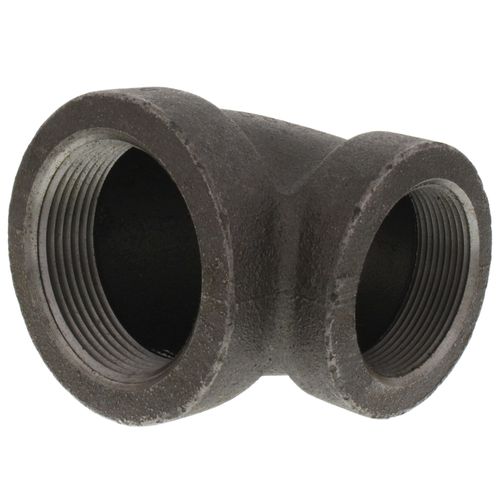 Main product image of 2-1/2" x 2" Black Cast Iron Steam 90° Elbow