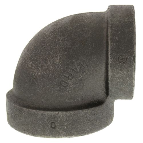 Main product image of 2-1/2" x 2" Black Cast Iron Steam 90° Elbow