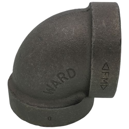 Main product image of 2" Black Cast Iron Steam 90° Elbow