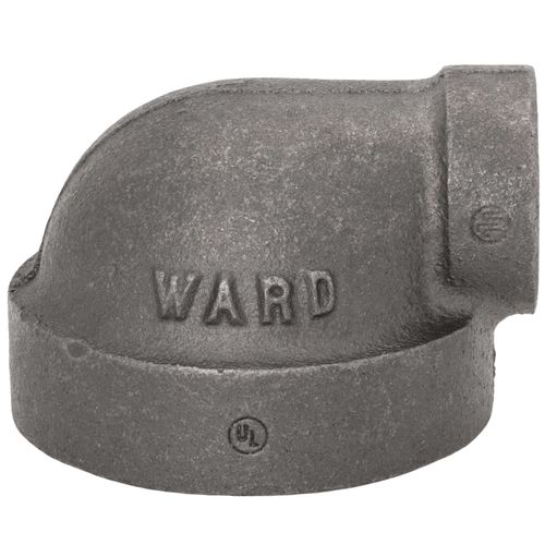 Main product image of 2" x 1/2" Black Cast Iron Steam 90° Elbow, Class 125