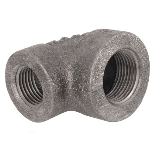 Main product image of 3/4" x 1/2" Black Cast Iron Steam 90° Elbow, Class 125