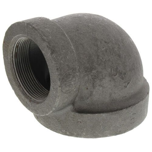 Main product image of 3" x 1-1/2" Black Cast Iron Steam 90° Elbow, Class 125