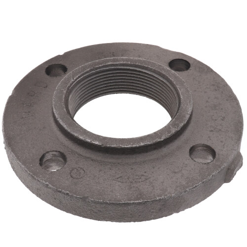 3" x 7-1/2" Black Cast Iron Steam Companion - Screwed Flange