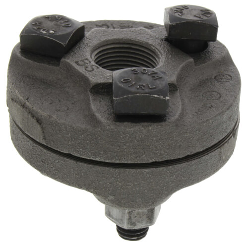 FCIFLU3/4 Ward FCIFLU3/4 3/4" Black Cast Iron Steam Flange Union w/ Gasket