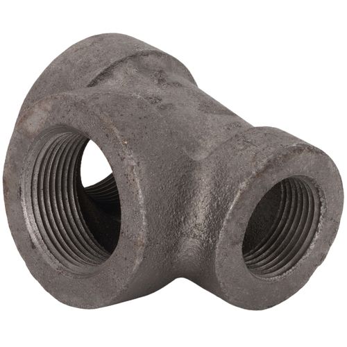 Main product image of 1-1/4" x 1" x 1-1/4" Black Cast Iron Steam Tee, Class 125