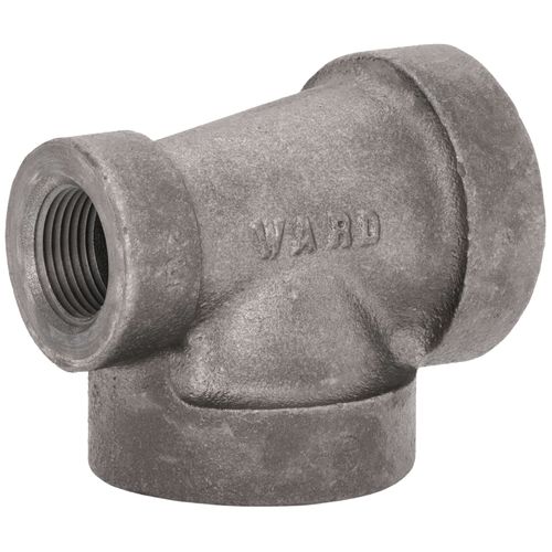 Main product image of 1-1/4" x 3/4" x 1" Black Cast Iron Steam Reducing Tee, Class 125