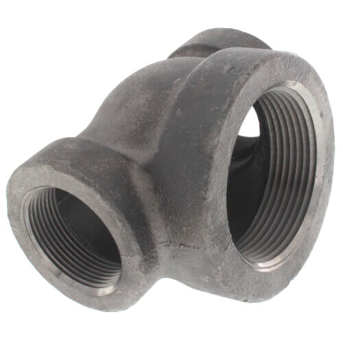 Main product image of 1" x 1" x 1-1/2" Black Cast Iron Steam Reducing Tee