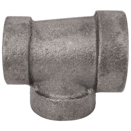 Main product image of 1" x 3/4" x 3/4" Black Cast Iron Steam Tee, Class 125
