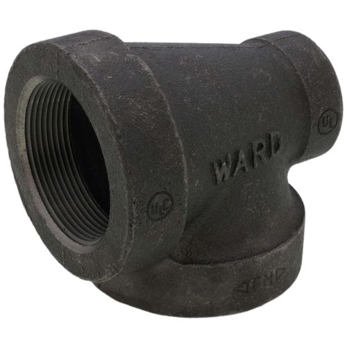 Main product image of 2" x 1-1/2" x 2" Black Cast Iron Steam Tee, Class 125