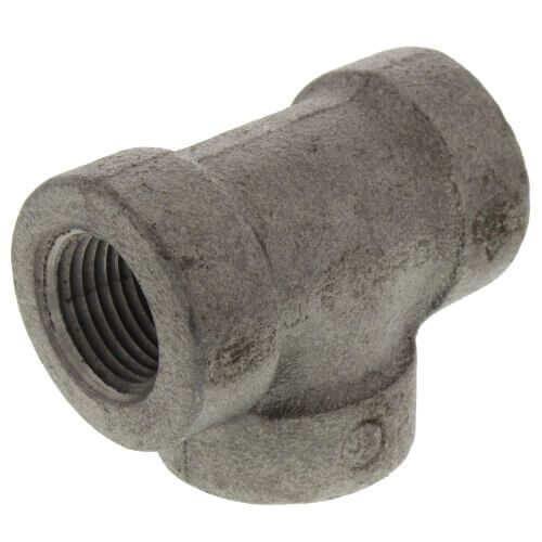 Main product image of 3/8" Black Cast Iron Steam Tee, Class 125