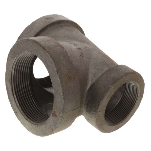 Main product image of 3" x 2" x 3" Black Cast Iron Steam Tee, Class 125