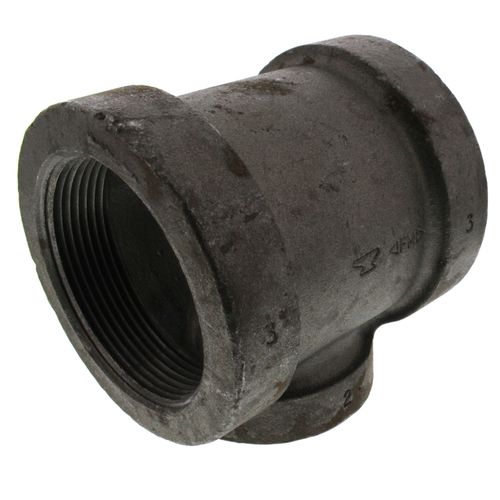 Main product image of 3" x 3" x 2" Black Cast Iron Steam Tee