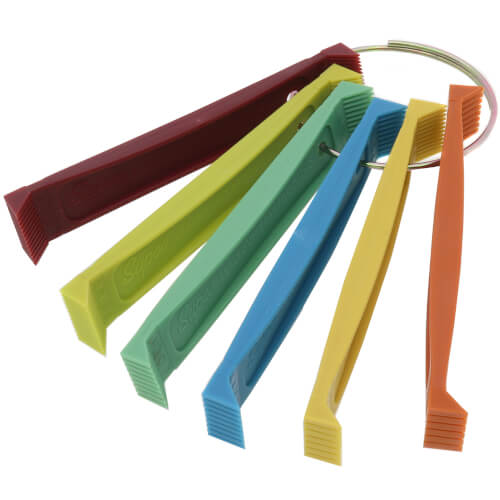 6 Bagues Peigne Fin Supco FCR6 – Lot De 6 Pièces