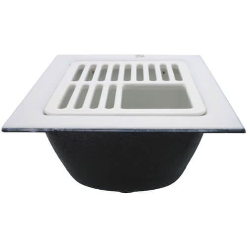 Main product image of 12" X 12" A.R.E. Floor Sink, 6" Sump, 2" Connection (3/4 Grate)
