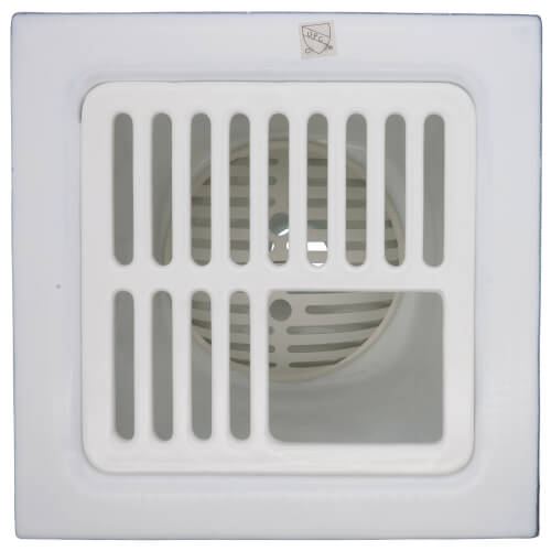 Main product image of 12" X 12" A.R.E. Floor Sink, 6" Sump, 2" Connection (3/4 Grate)