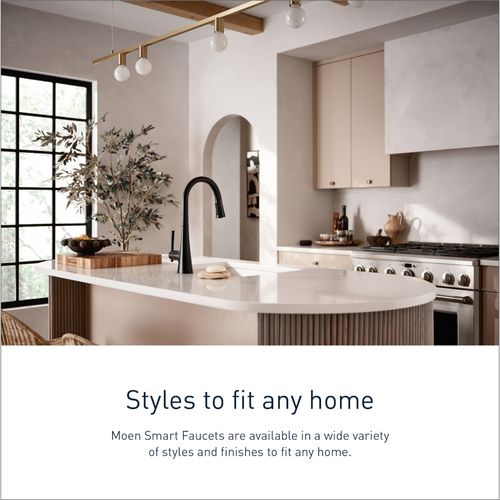 Main product image of Kurv 1 Handle Pulldown Kitchen Faucet, 1.5 GPM, 9126EVBL (Matte Black)