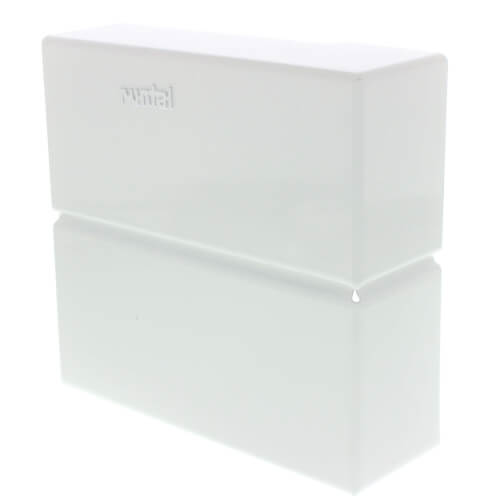 6" Right End Cap for UF-2 Baseboard (White)