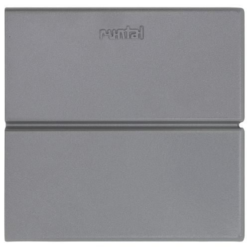 Main product image of 6" Right End Cap for UF-2 Baseboard (Runtal Steel - Dark Grey)