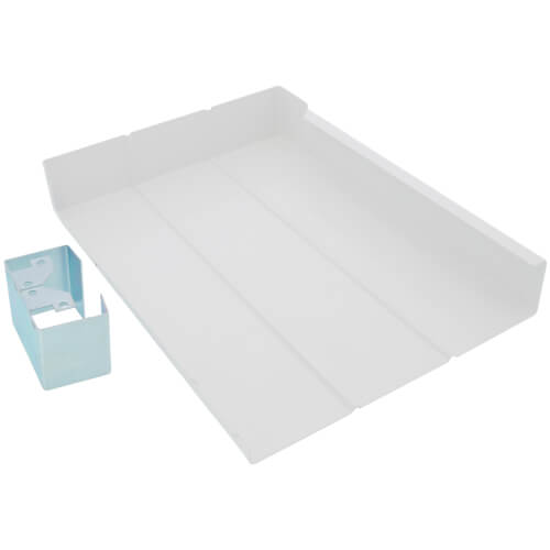 Main product image of 12" Right End Cap for UF-3 Baseboard (White)