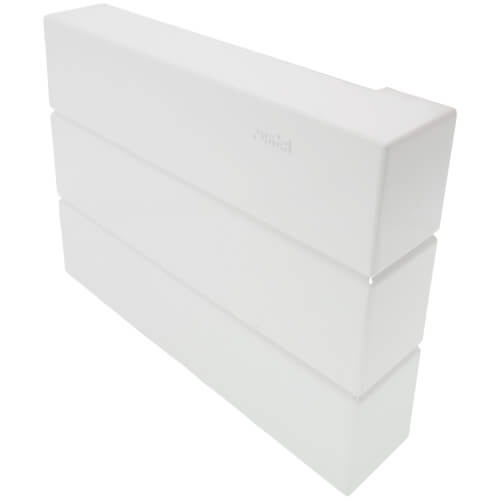 Main product image of 12" Right End Cap for UF-3 Baseboard (White)