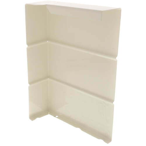 Main product image of 6" Right End Cap for UF-3 Baseboard (Cream White)