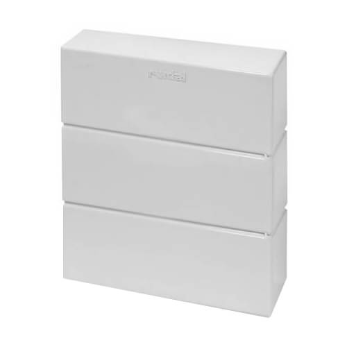 Main product image of 9" Right End Cap for UF-3 Baseboard (Glacier Grey)
