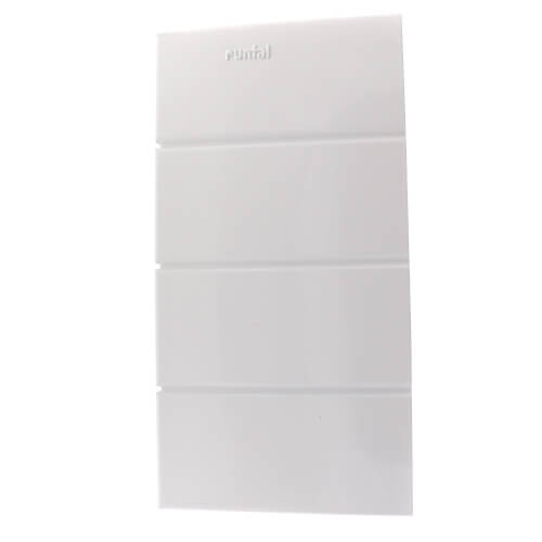 Main product image of 6" Left End Cap for UF-4 Baseboard (White)