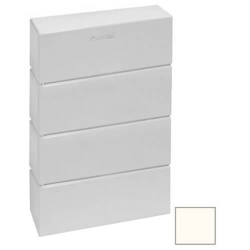 Main product image of 6" Left End Cap for UF-4 Baseboard (Cream White)