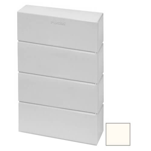 Main product image of 6" Right End Cap for UF-4 Baseboard (Cream White)