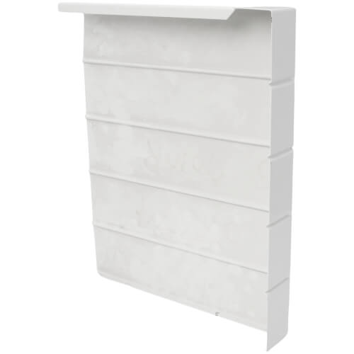 Main product image of 12" Left End Cap for UF-5 Baseboard (White)