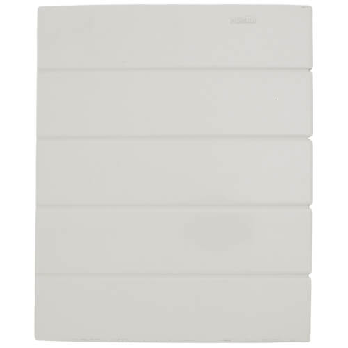 Main product image of 12" Right End Cap for UF-5 Baseboard (White)