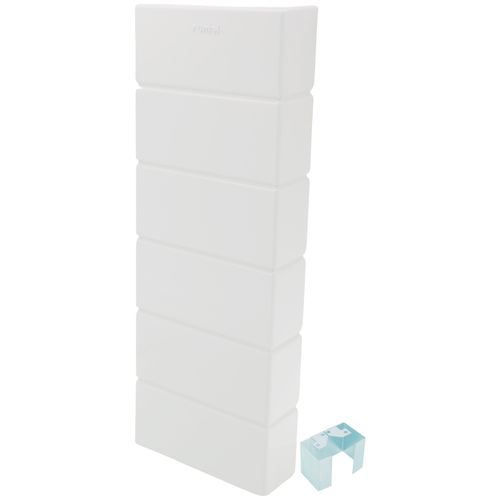 Main product image of 6" Right End Cap for UF-6 Baseboard (White)