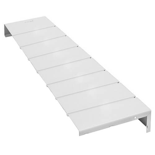 Main product image of 12" Right End Cap for UF-8 Baseboard (White)