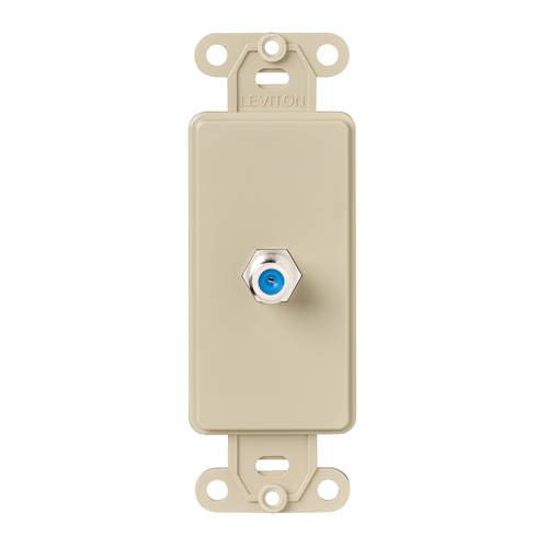 Main product image of Decora Insert, F Connector (Ivory)